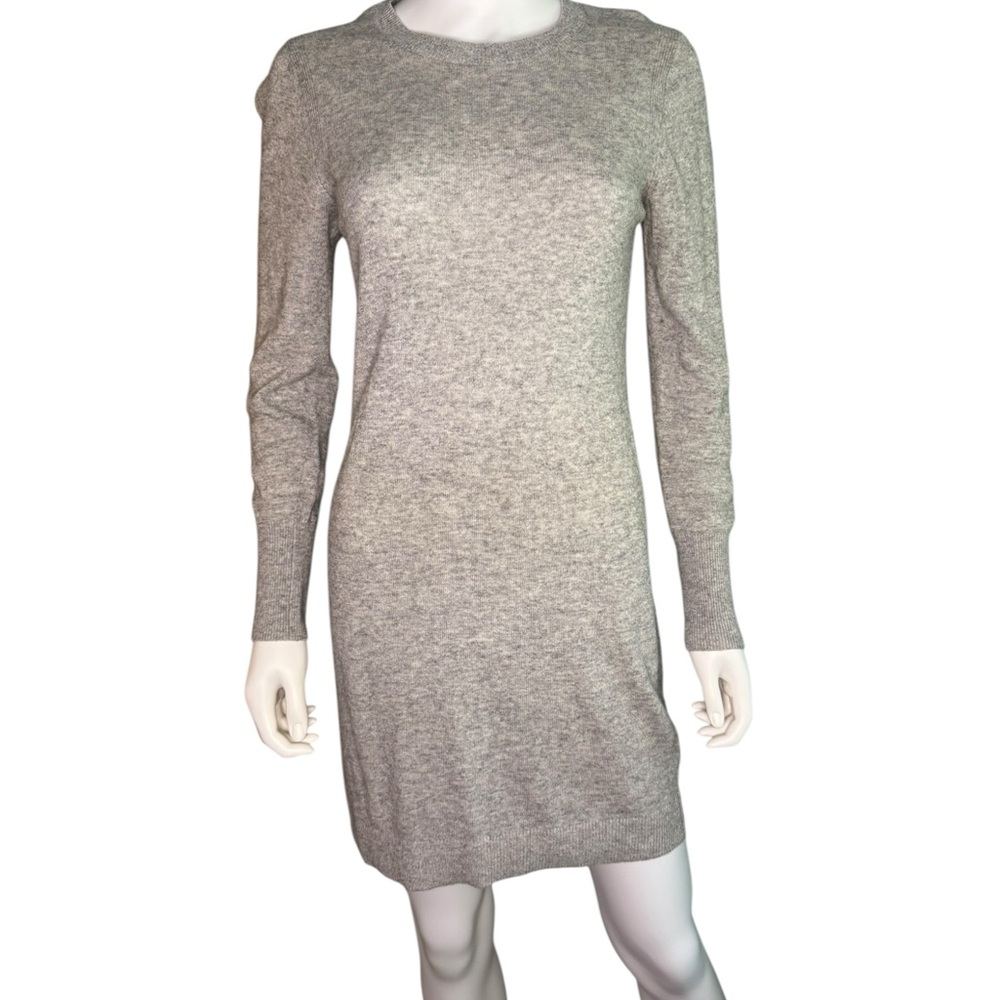 Banana Republic Filpucci Heather Gray Long Sleeve Dress